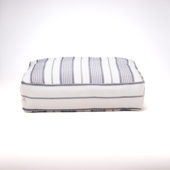 coastal style floor cushion dog beds