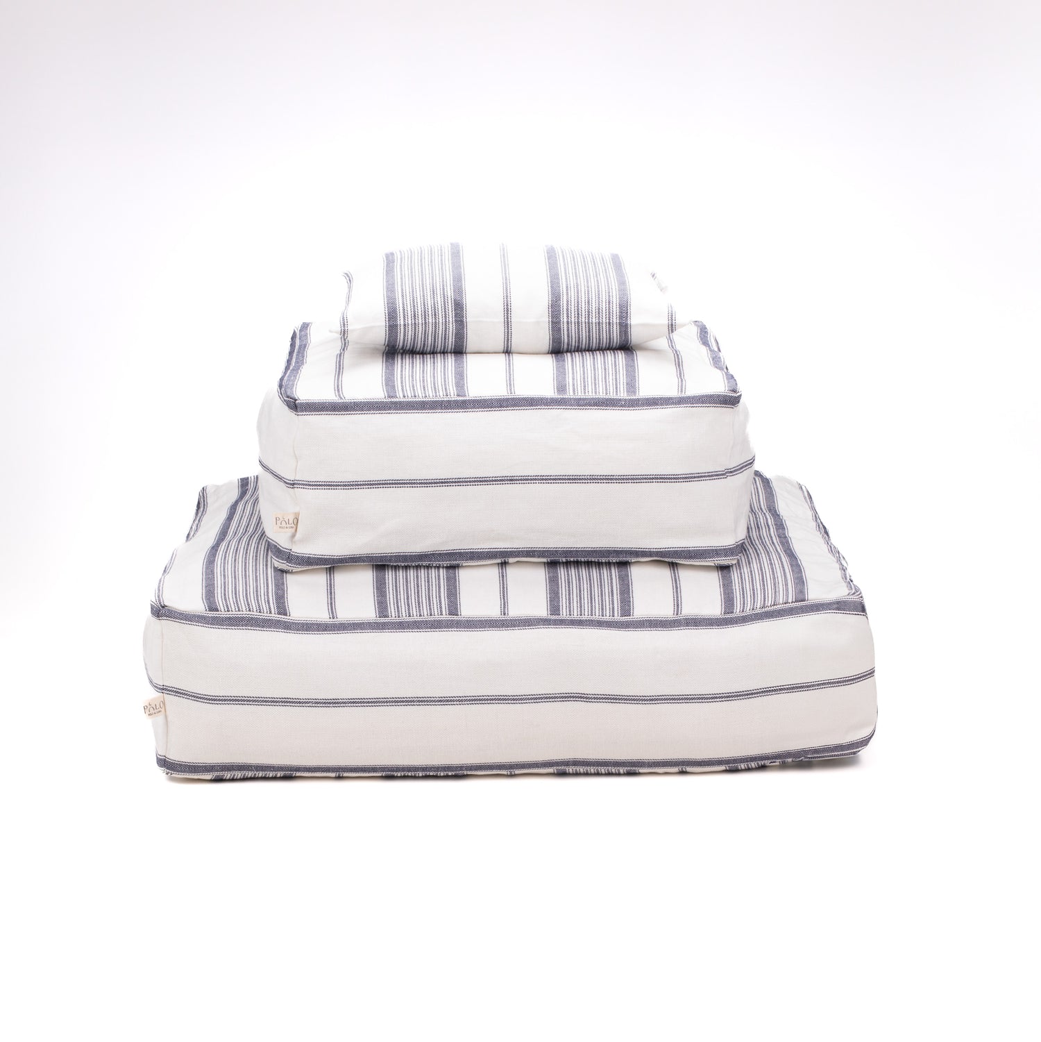 coastal style floor cushion dog beds